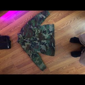 Camping camo thick insulated will keep you warm